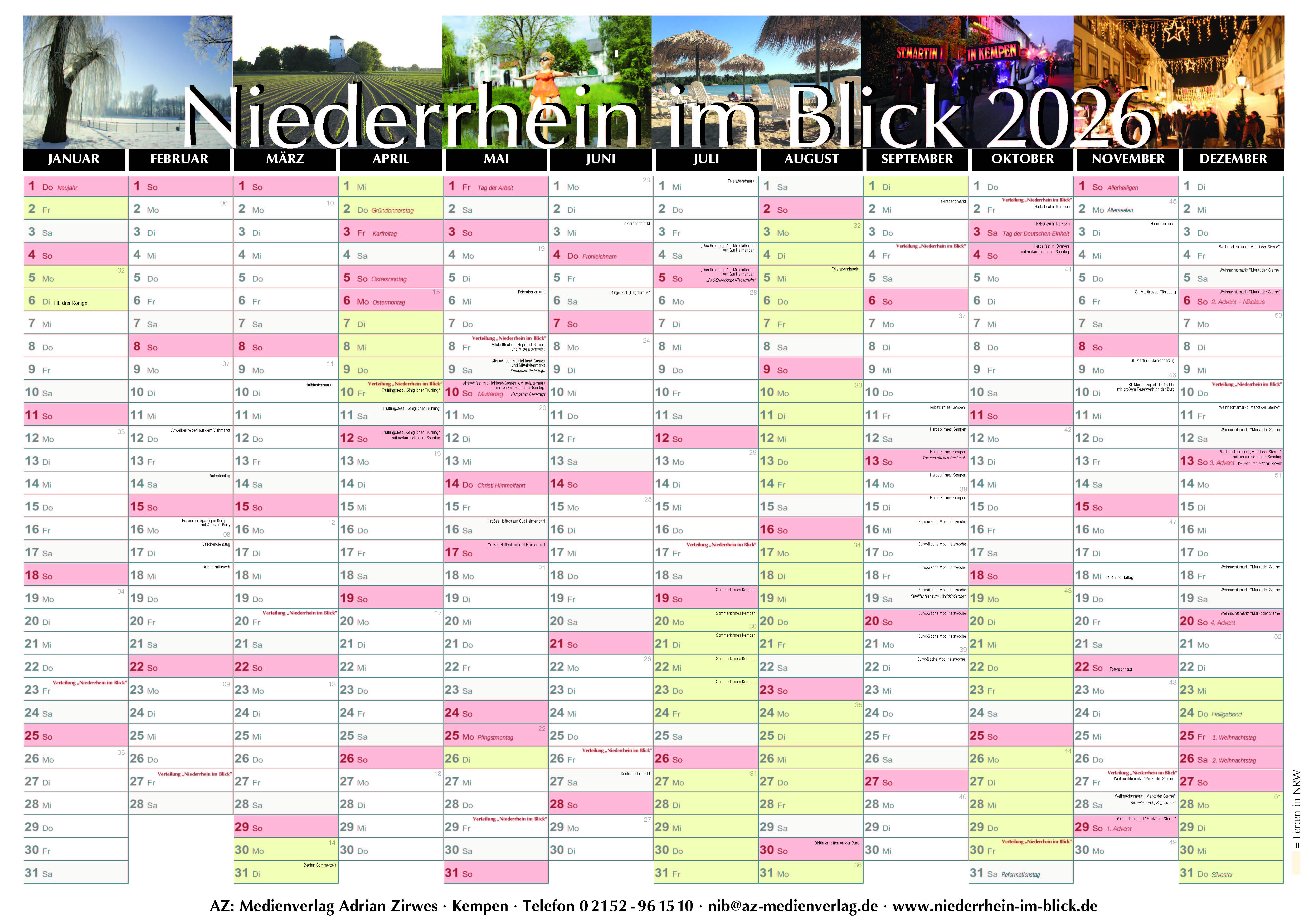 Erscheinungsplan Niederrhein im Blick (PDF)